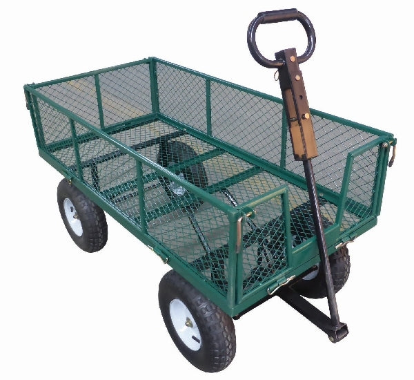 Heavy Duty Garden Utility Cart 48" X 24" 350kg Capacity