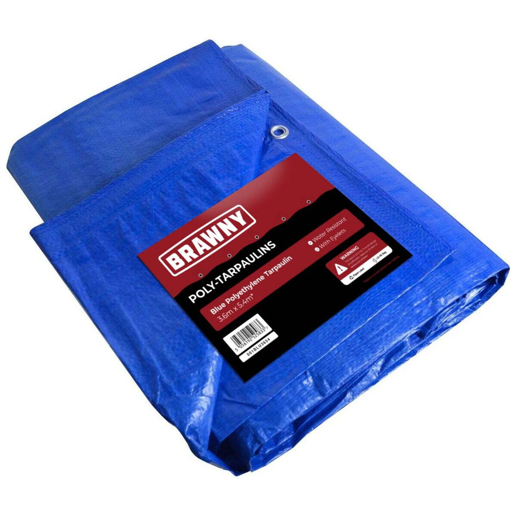Tarpaulin 3.6 x 5.4m (12x18ft) – Blue