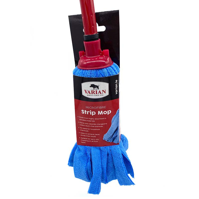 Microfibre Strip Mop Red