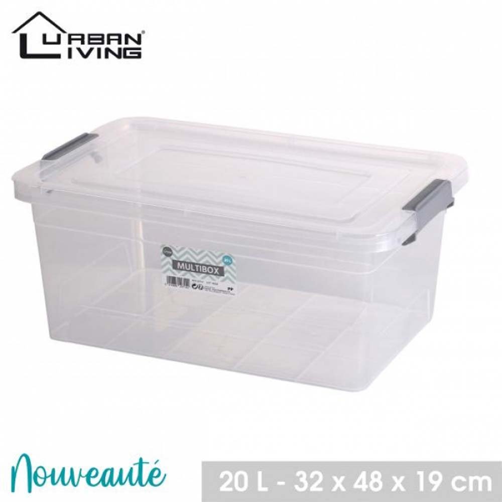 Smart Box with Lid 20L (W)48x(L)32x(H)19cm