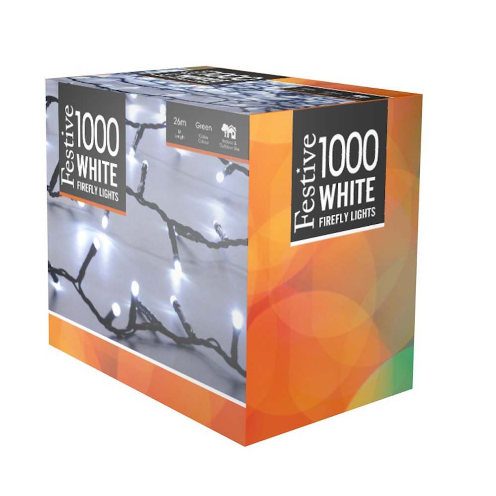 1000 FIREFLY LIGHTS WHITE