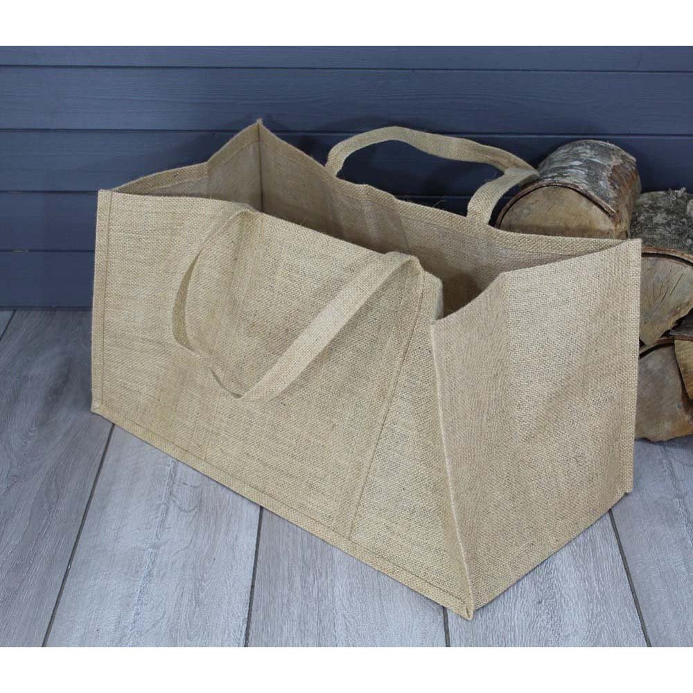 Jute Log Bag