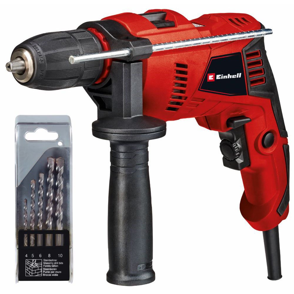 EINHELL 500W HAMMER DRILL WITH CARRY CASE & DRILL