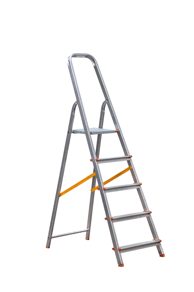 Home Decor 5 Tread Aluminium Step Ladder