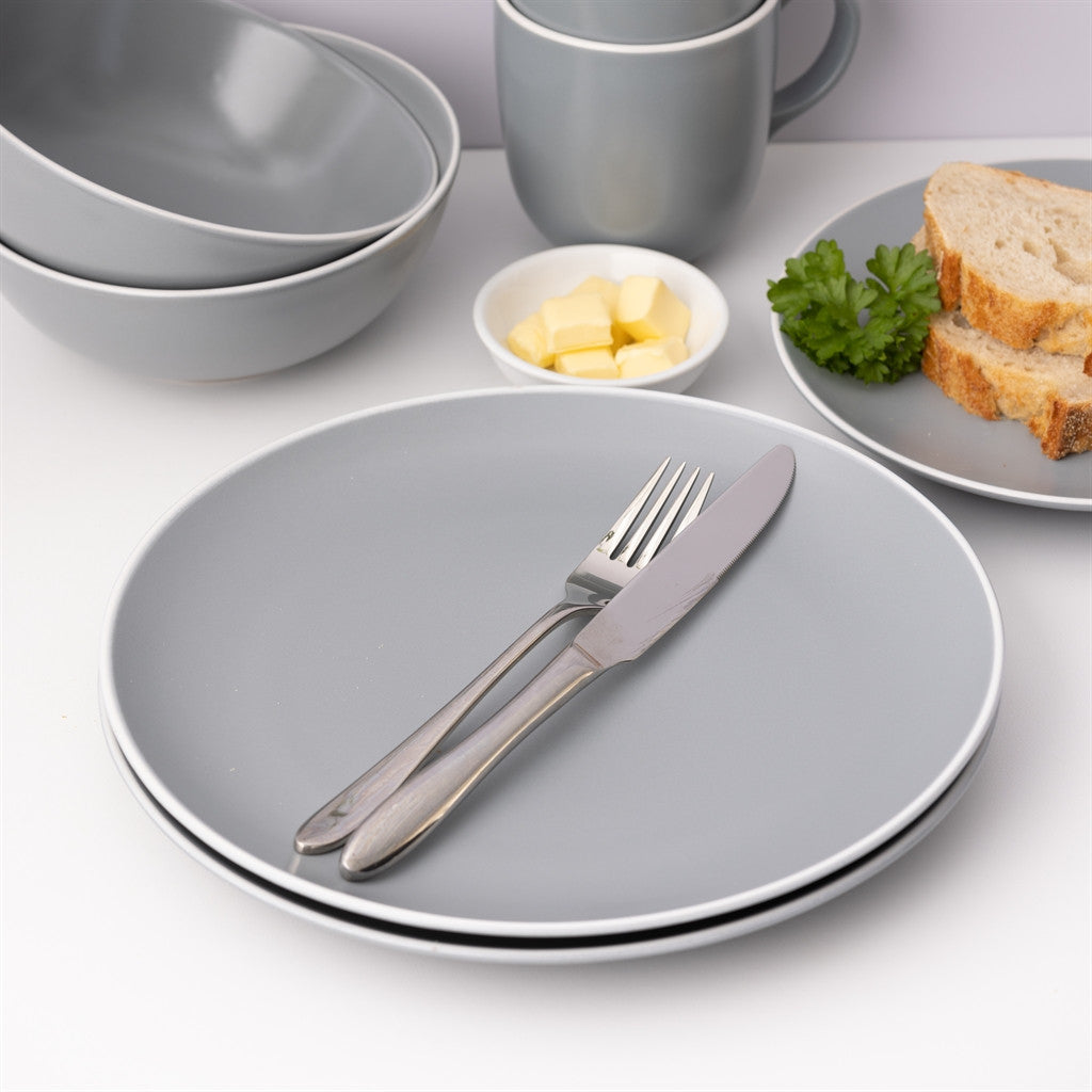MC CLASSIC COLLECTION GREY DINNER PLATE 26.5C