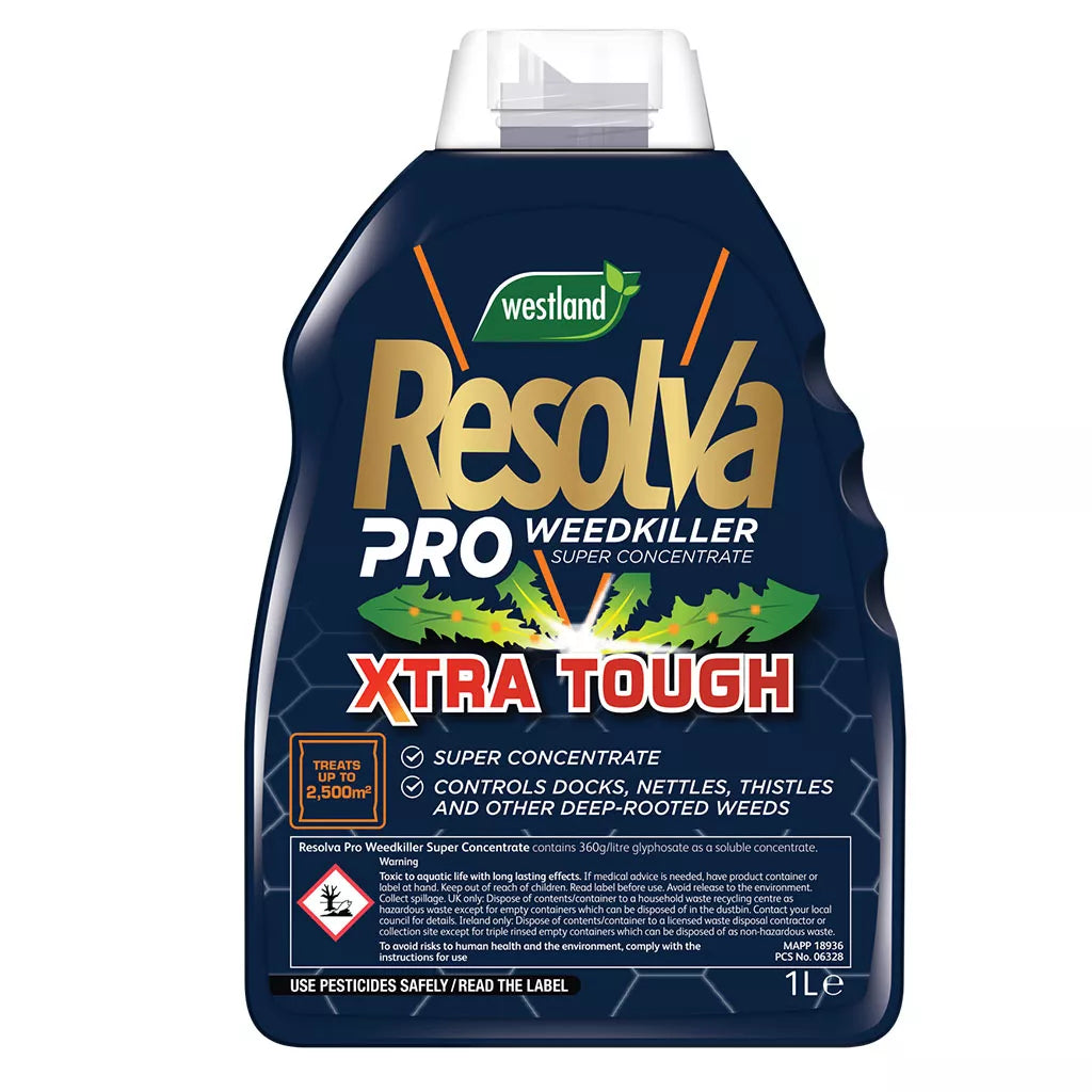 Westland Resolva Pro Weedkiller Concentrate xtra tough 1L