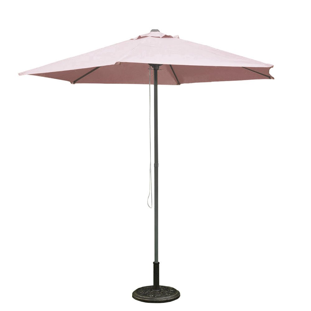 coral patio umbrella PARASOL ALUMINIUM 2.5M CORAL