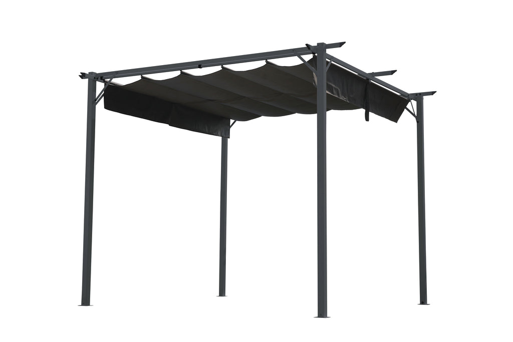 Gazebo with Sliding Roof 2.95 x2.95m