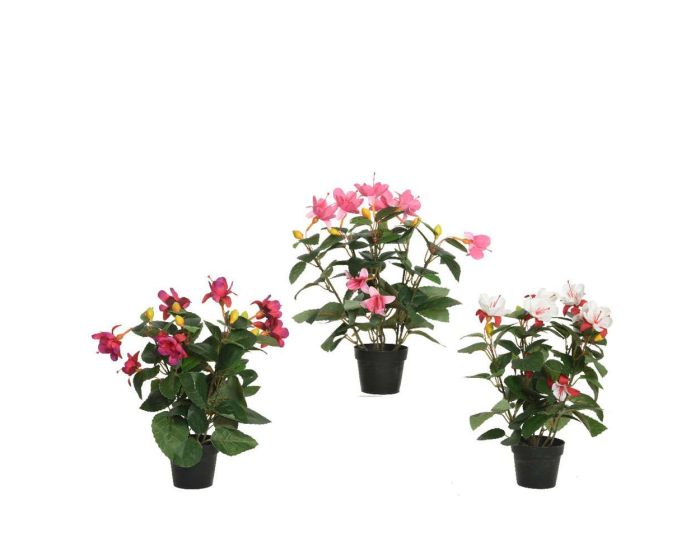 Faux Plants Flower Fushia