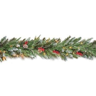 New Jersey Pre-Lit Garland 6ft