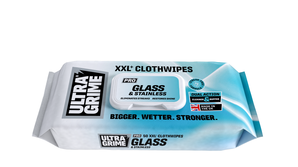 ULTRA Glass &amp; Stainless Cloth Wipes XXL