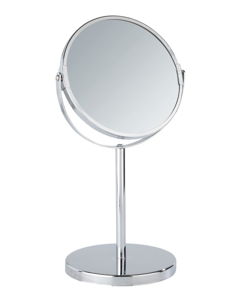 Standing Cosmetic Mirror Chrome
