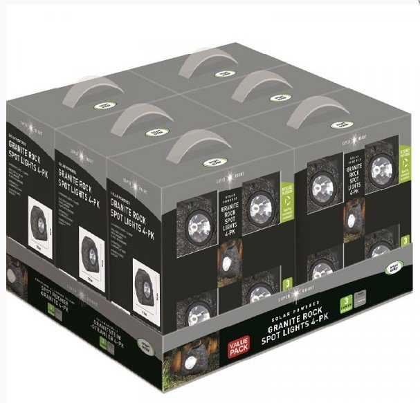 Granite Rock Spotlights - Pack of 4