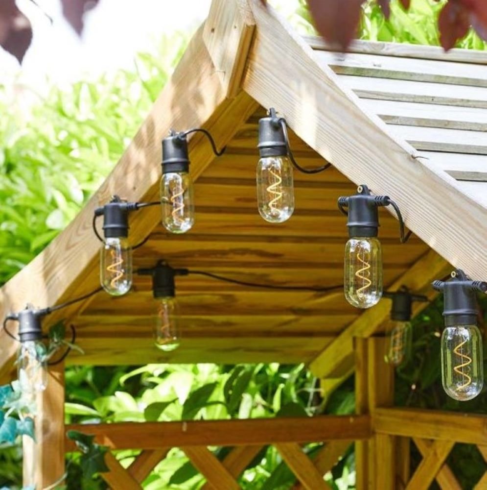 Solar 8 Vintage String Lights