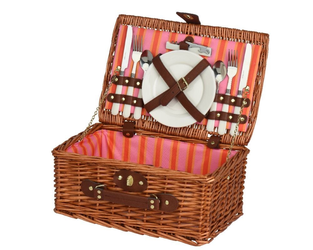 Picnic Set – Wicker Stripe Pattern