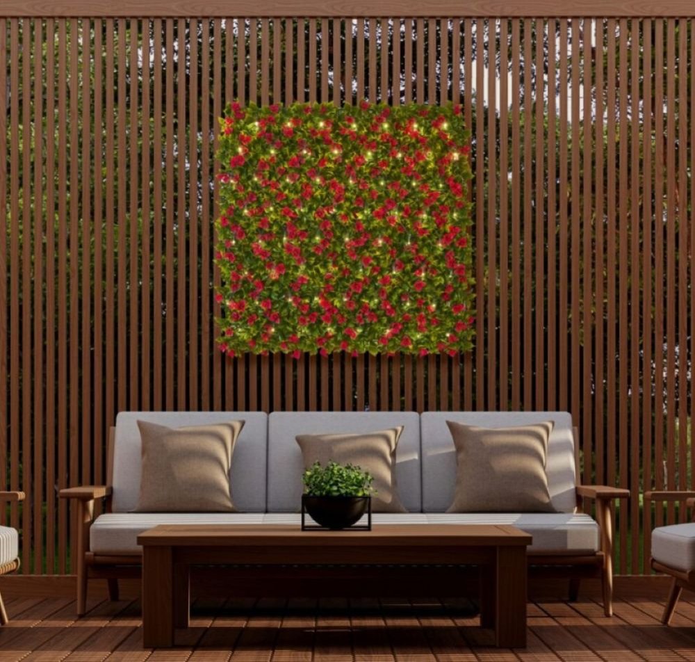 Solar Warm White Net Lights – 64 LED