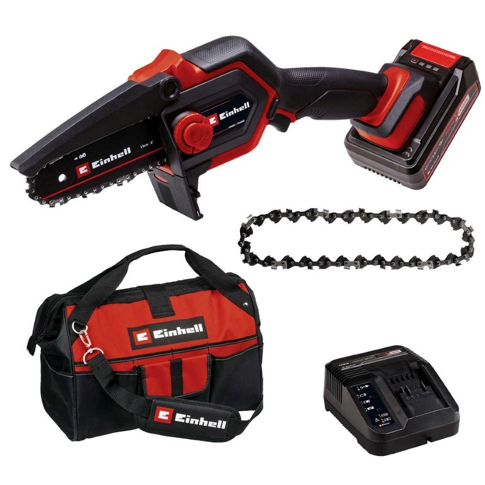 Einhell Power X-Change 18V Brushless 13cm Pruning Chainsaw Kit