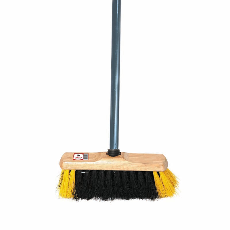 11″ / 279mm Black & White Fibre Varnished & Metallic Handle