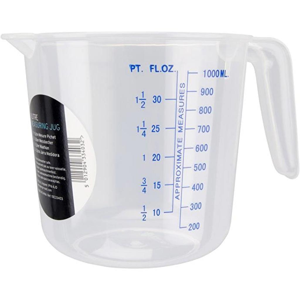 2 Pint PVC Measuring Jug Chef Aid