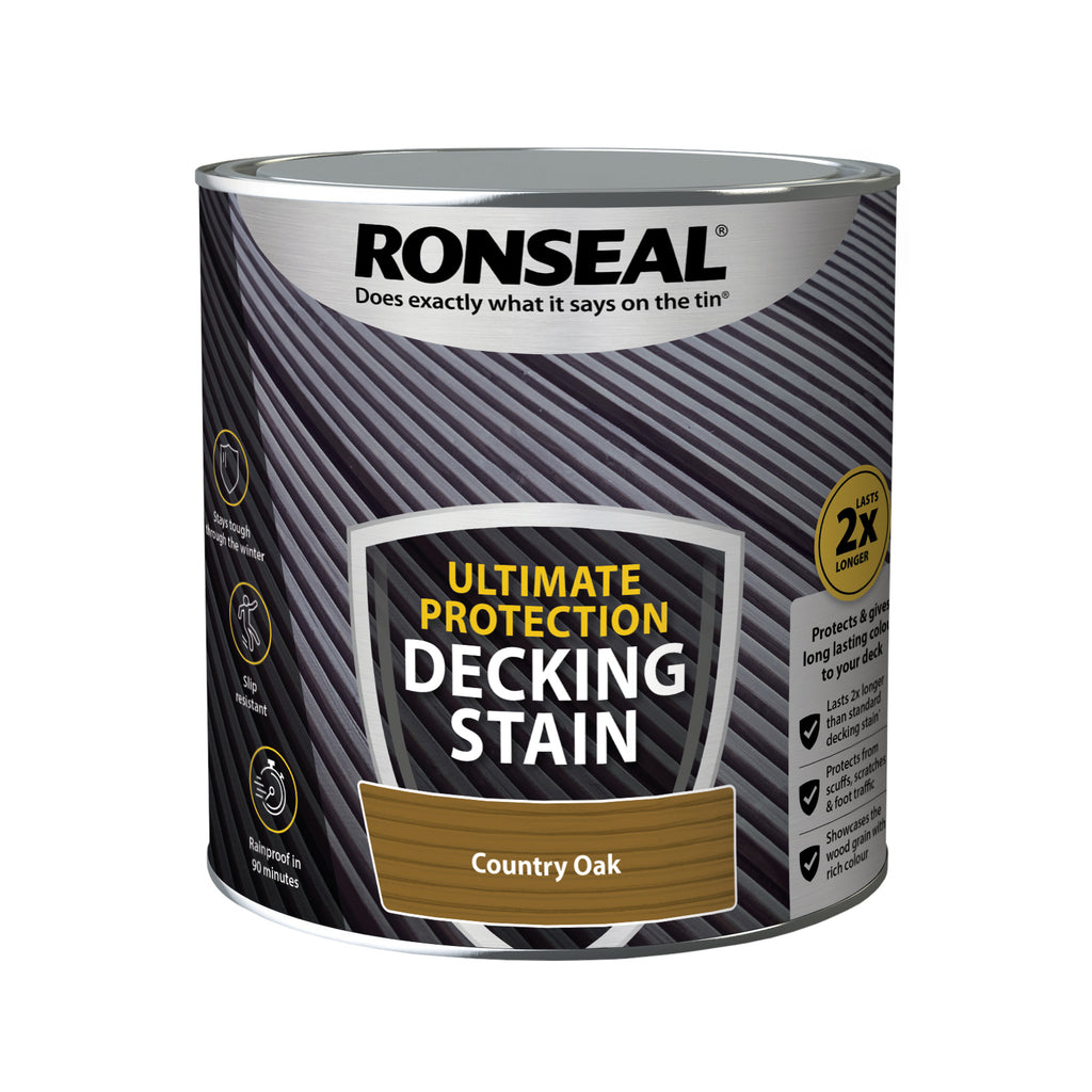 RONSEAL UP DECKING STAIN COUNTRY OAK 2.5L