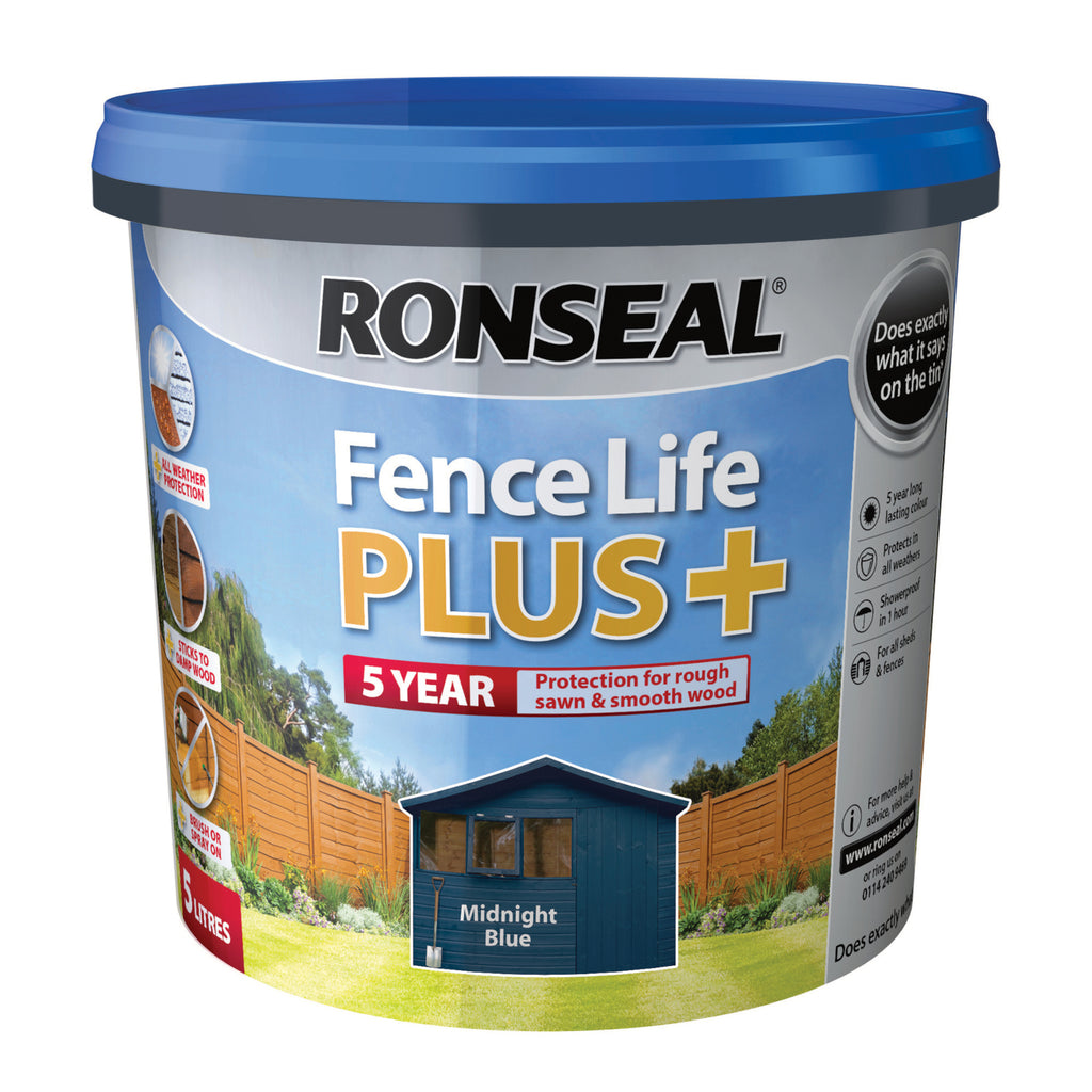 RONSEAL FENCELIFE MIDNIGHT BLUE 5L