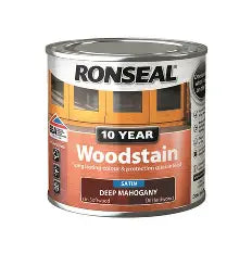 Ronseal Deep Mahogany 10yr Woodstain 250ml
