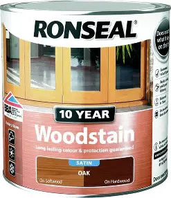 Ronseal Oak 10yr Wood Stain 250ml