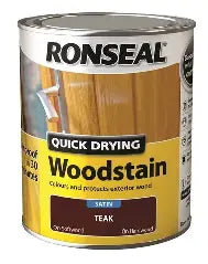 Ronseal Teak 10yr Wood Stain 250ml
