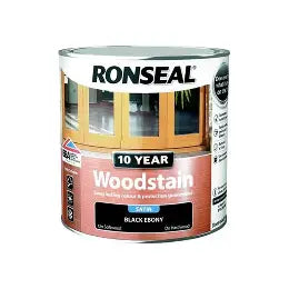 Ronseal Ebony 10yr Woodstain 750ml