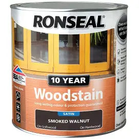 Ronseal Smoked Walnut 10yr Woodstain 2.5L