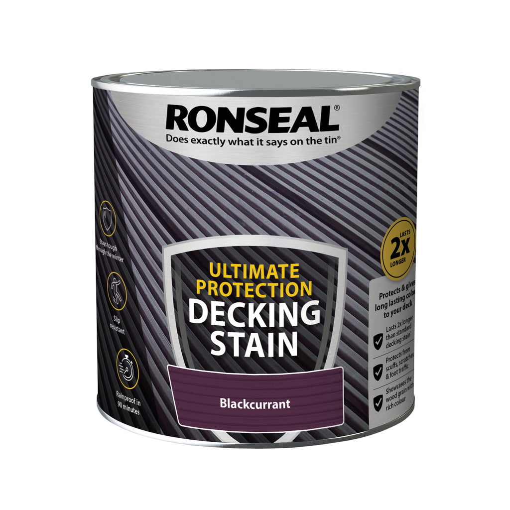 RONSEAL ULTIMATE DECKING STAIN BLACKCURRANT 2.5L