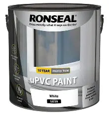 Ronseal UPVC Paint White Satin 2.5L