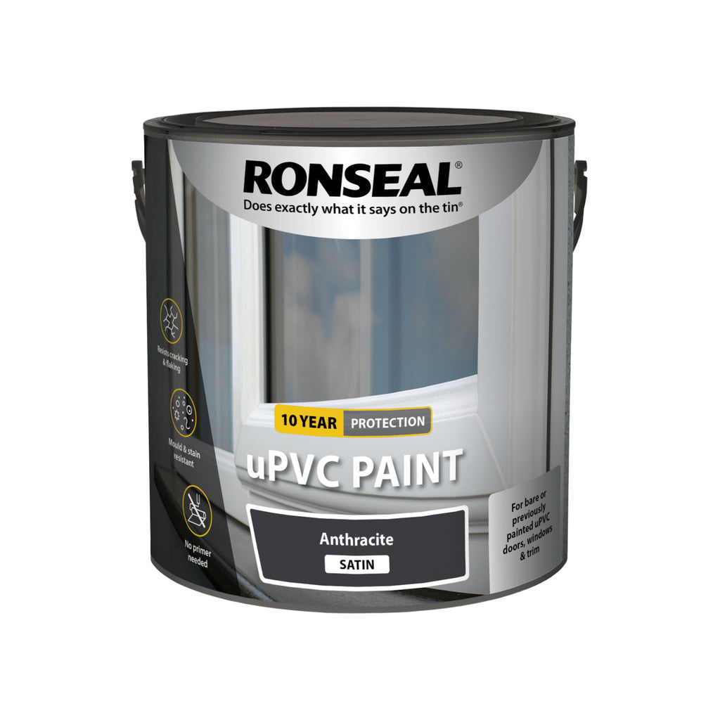 RONSEAL UPVC PAINT ANTHRACITE SATIN 2.5L