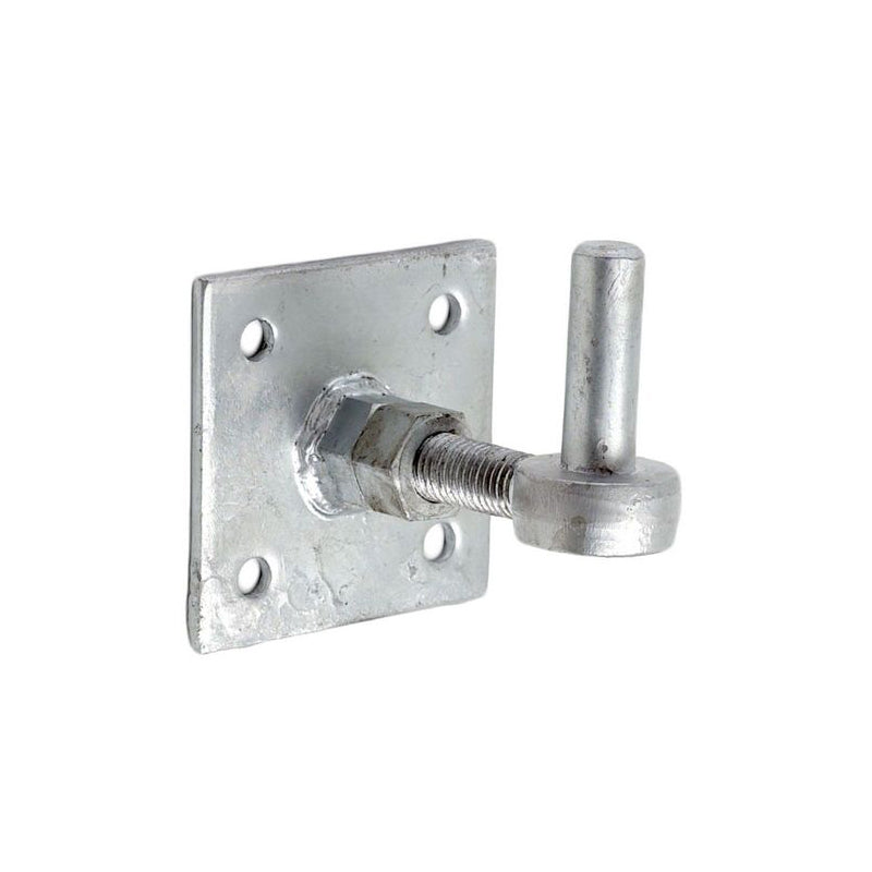 Hook on Plate 4"x4" 19mm Adjustable Galv