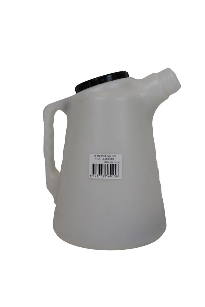 5L Agri Measuring Jug C/W Flexispout