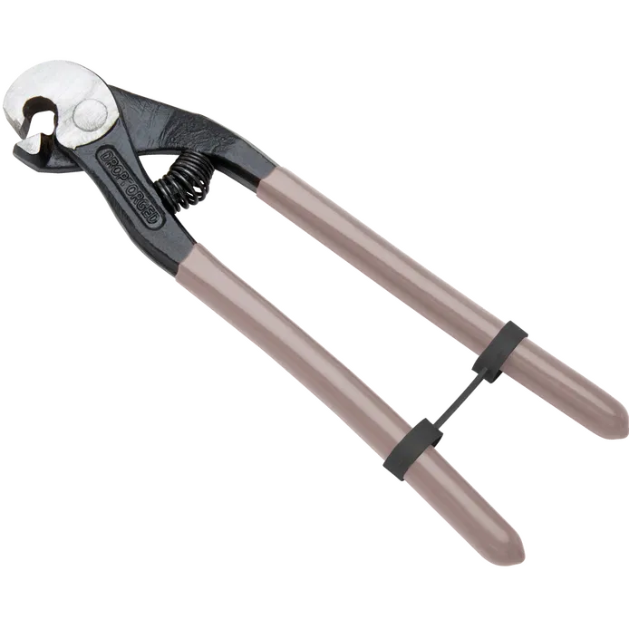 Reinforced inner cut nippers for tiling