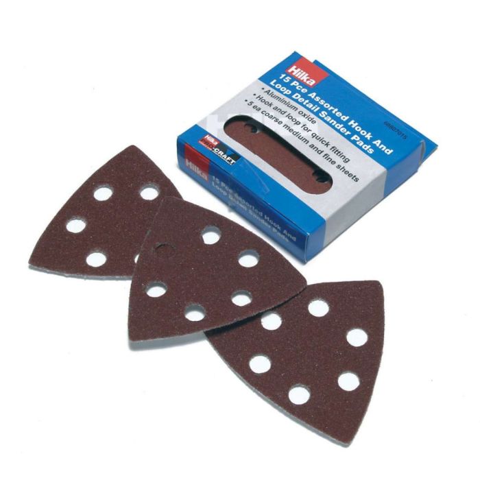 15 pc Assorted Detail Sanding Pads