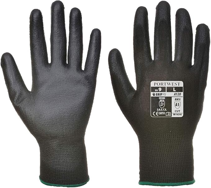 Medium Black Tough Gloves
