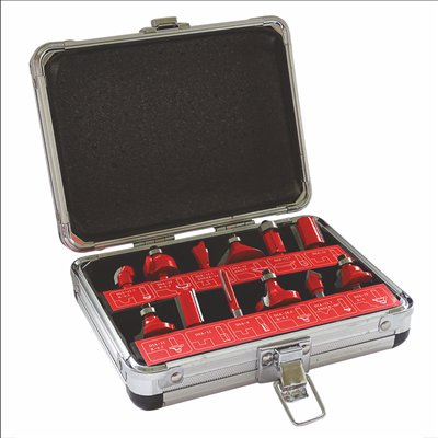 DART 12 Piece 1/4" Router Cutter Set