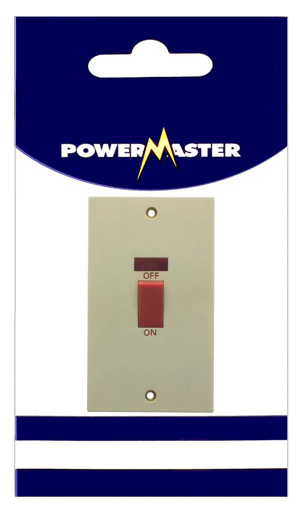 POWERMASTER 45A COOKER SWITCH NEON