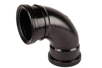 Wavin Soil Bend D/S Black 87 Deg