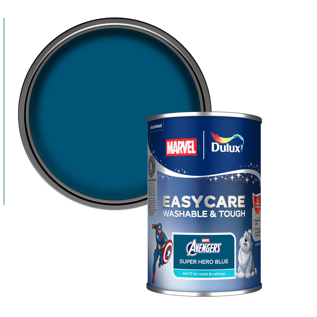 Dulux Easycare Disney Marvel Avengers Superhero Blue 1.25L