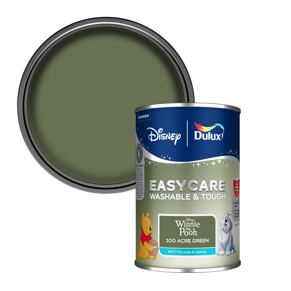 Dulux Easycare Disney Winnie the Poo 100 Acre Green 1.25L