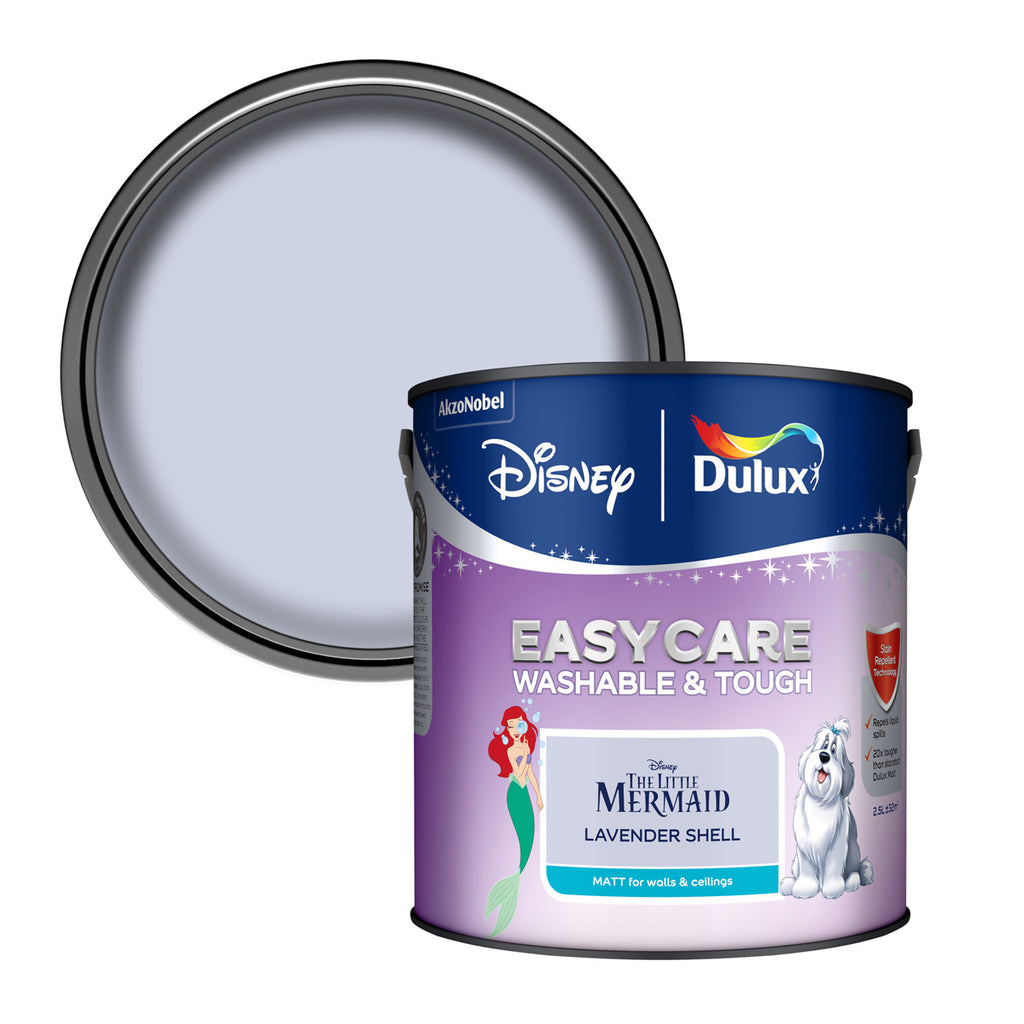 Dulux Easycare Disney The Little Mermaid Lavender Shell 2.5L