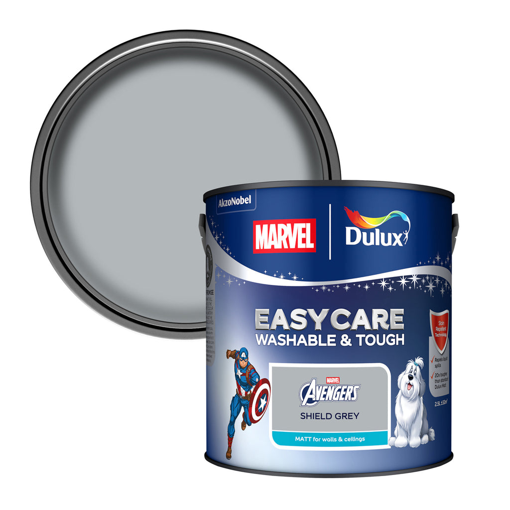 Dulux Easycare Disney Marvel Avengers Shield Grey 2.5L