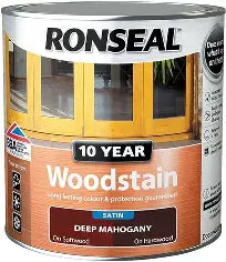 Ronseal Mahogany 10yr Woodstain 750ml