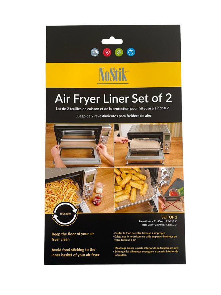 Air Fryer Liner Set of 2 Rectangle Nostik
