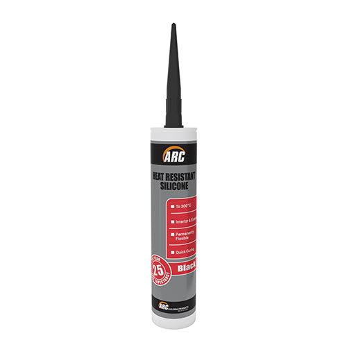 HEAT RESISTANT SILICONE BLACK 300ML