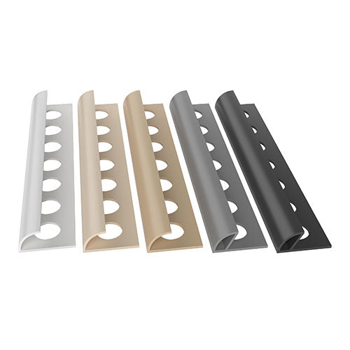WHITE TILE TRIM LARGE (8MM)