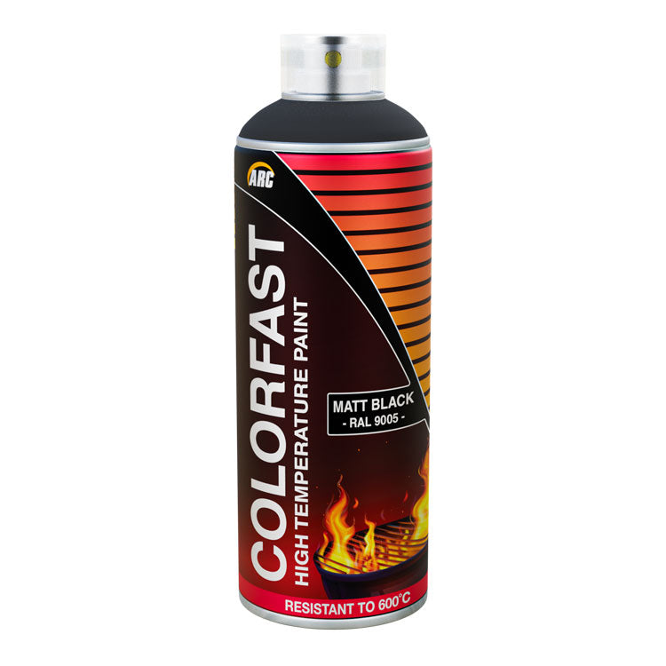 HIGH TEMPERATURE PAINT BLACK 400ML